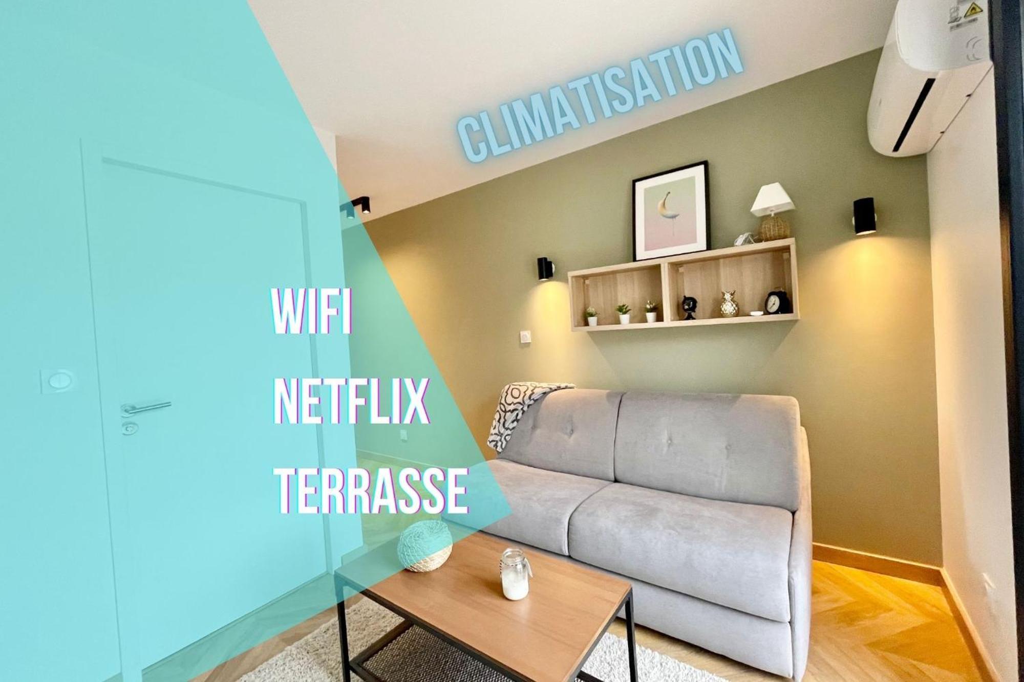 Апартаменты Le Flachet - Climatisation - Wifi Вийёрбан Экстерьер фото